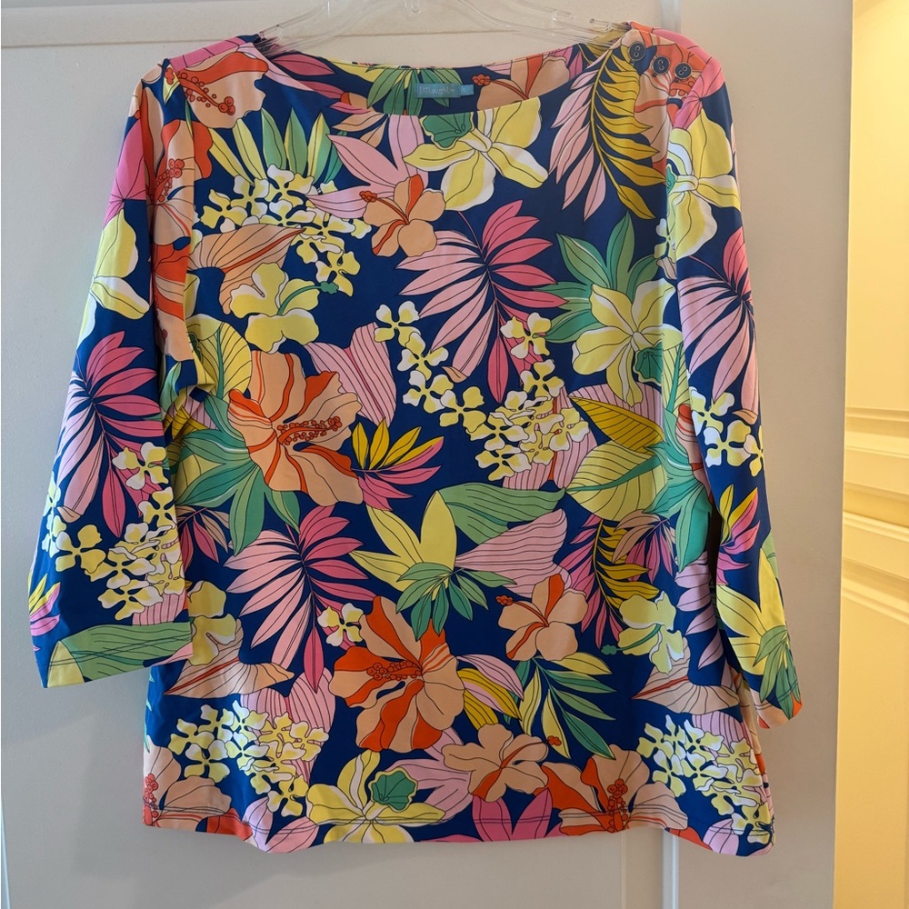 Floral Print Women's Top J.McLaughlin